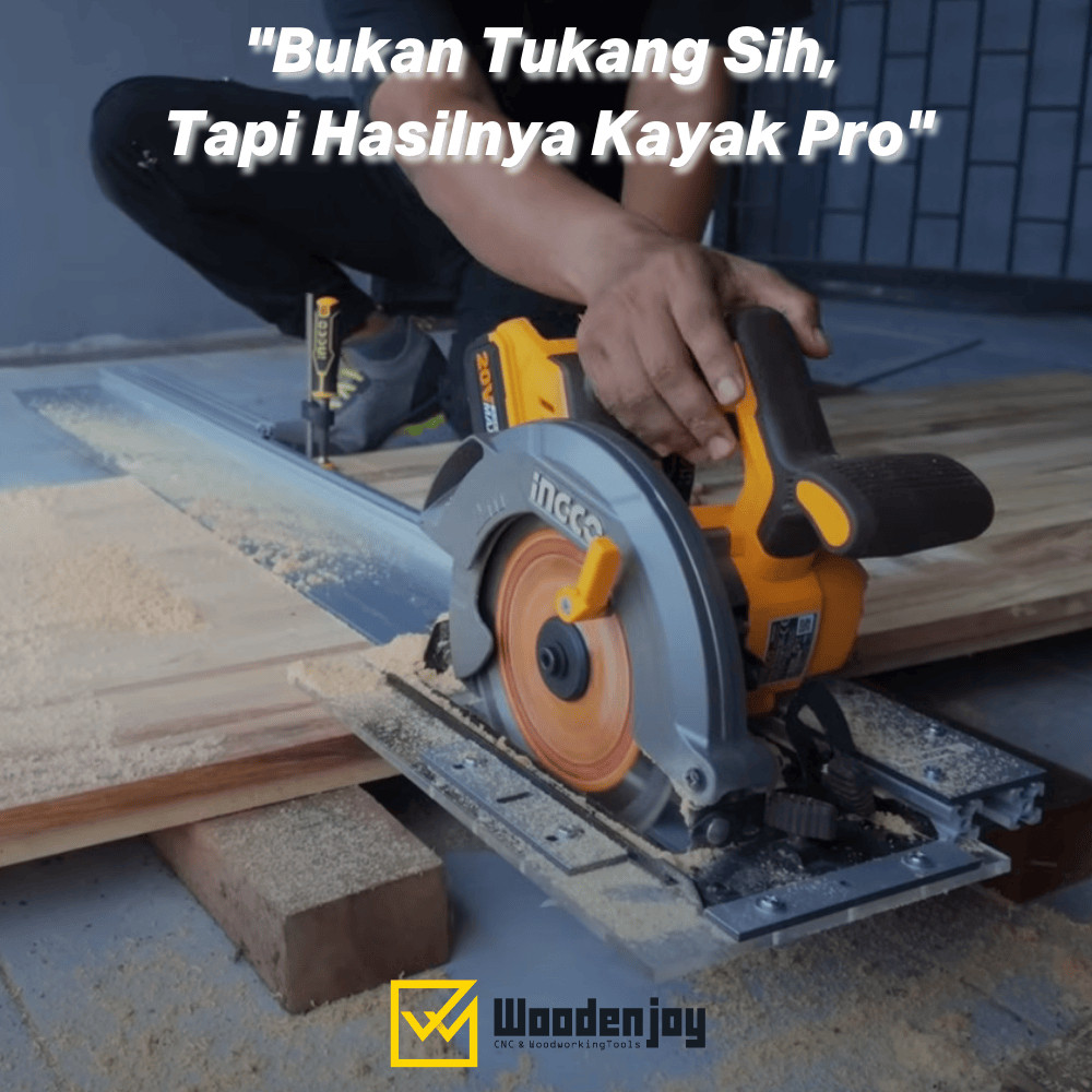 Tracksaw Woodenjoy Variasi Panjang 1,3 meter