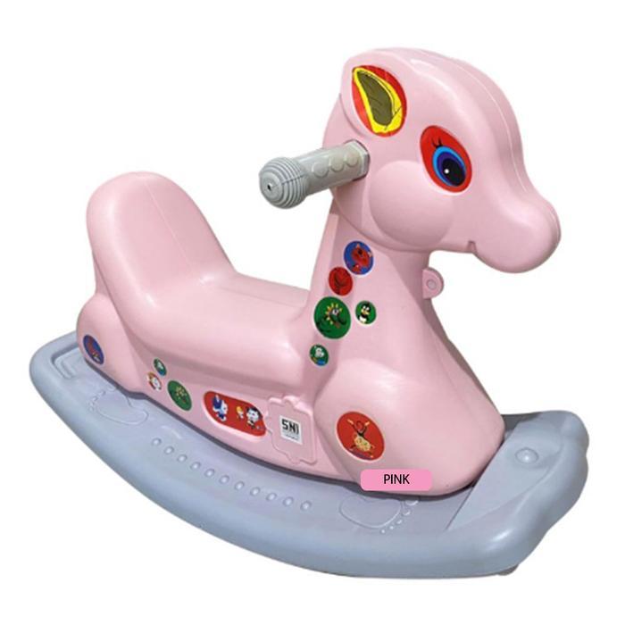 KIDLOFT Mainan Anak Kuda Jungkat Jungkit KD19 Kuda-Kudaan - PINK