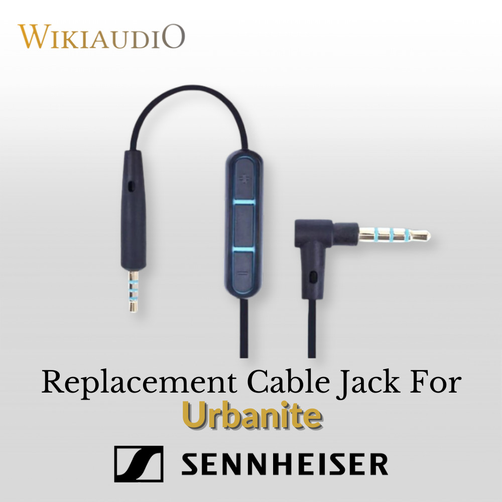 Cable Jack Aux Microphone Audio Headphone Sennheiser Urbanite Kabel
