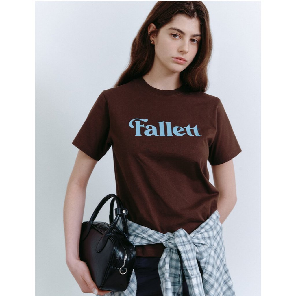 ori~ Merek fesyen Korea baru Fallett fashion wanita T-shirt lengan pendek
