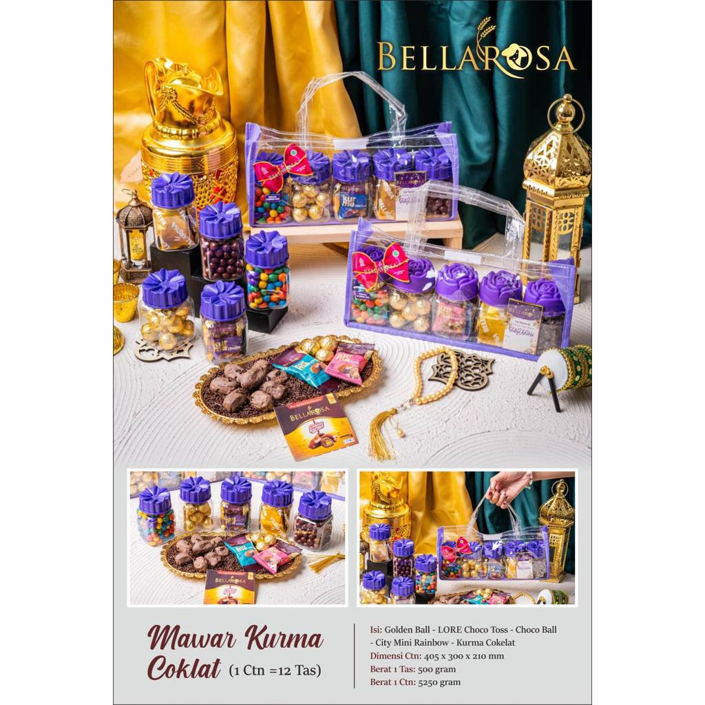 NG BELLAROSA PAKET PLATINUM BELLA ROSA HAMPERS LEBARAN PAKET KUE KERING FREE BUBBLE WRAP