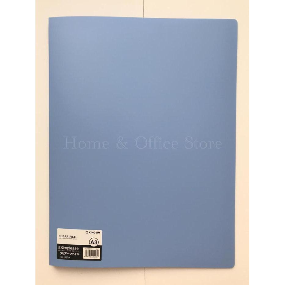 Clear File King Jim A3 152GA / Clear Holder A3 - Blue