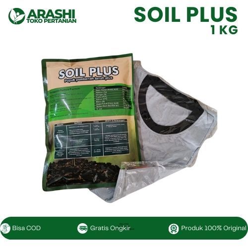 SOIL PLUS 1 Kg Pupuk Pembenah Tanah Perbaiki Struktur & pH Tanah