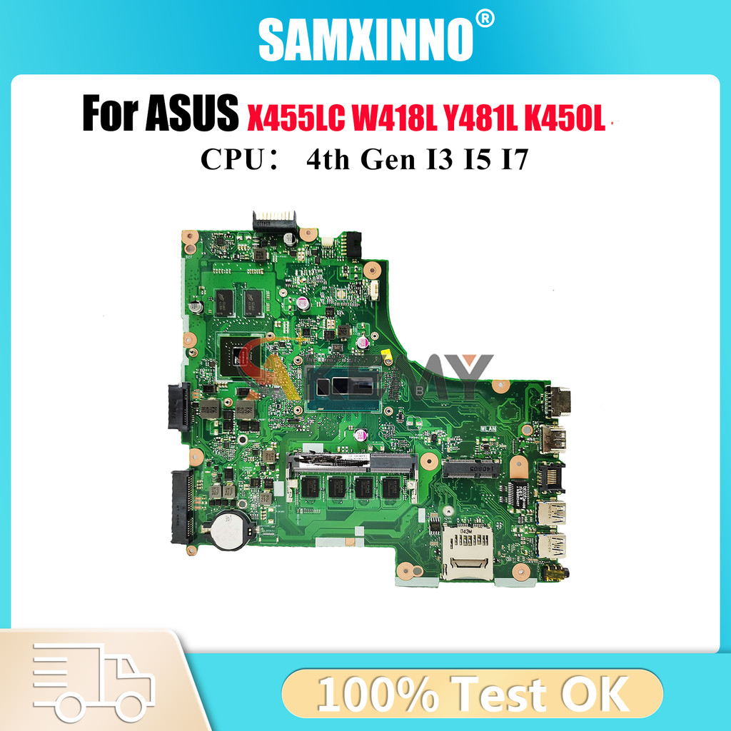 X450LC Laptop Motherboard For ASUS VM480L X450 X450LC K450L W418L X450L X450LD R409L Y481L X450LB R4