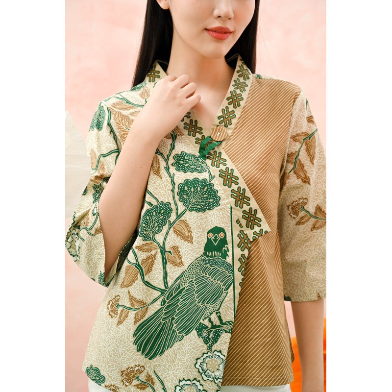 Atasan Batik Wanita - Batik Kimono - 262IJO