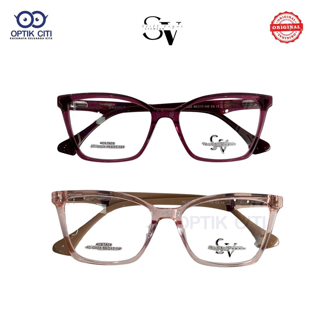Frame Kacamata Cat Eye Wanita Stell Vogu 023 ada Pegas