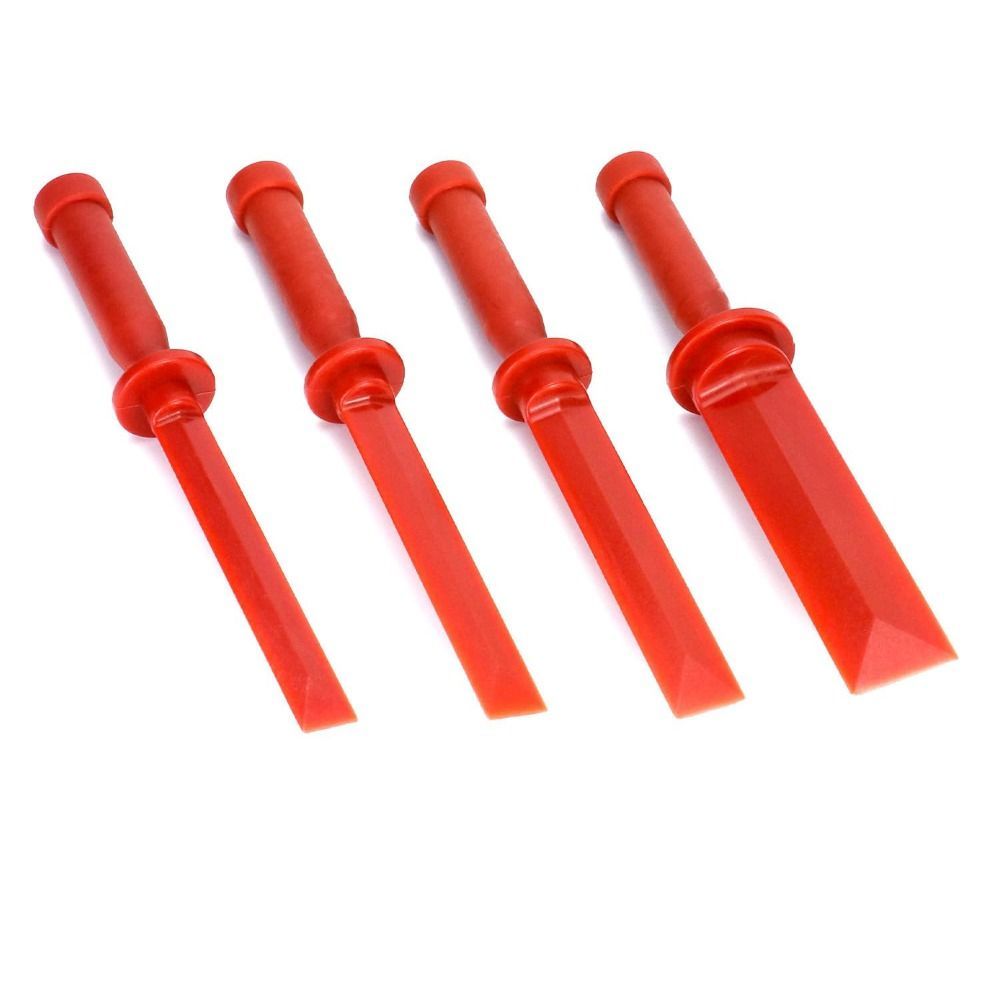 Portable Red Car Trim Removal Tool Manual Sturdy Car Door Panel Pry Bar Durable Wearresistant Car Do