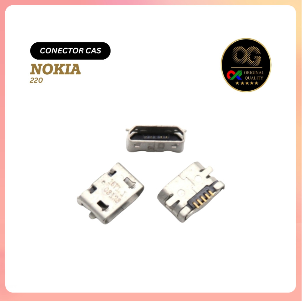 Conector Cas Nokia 220 Konektor Charger Original