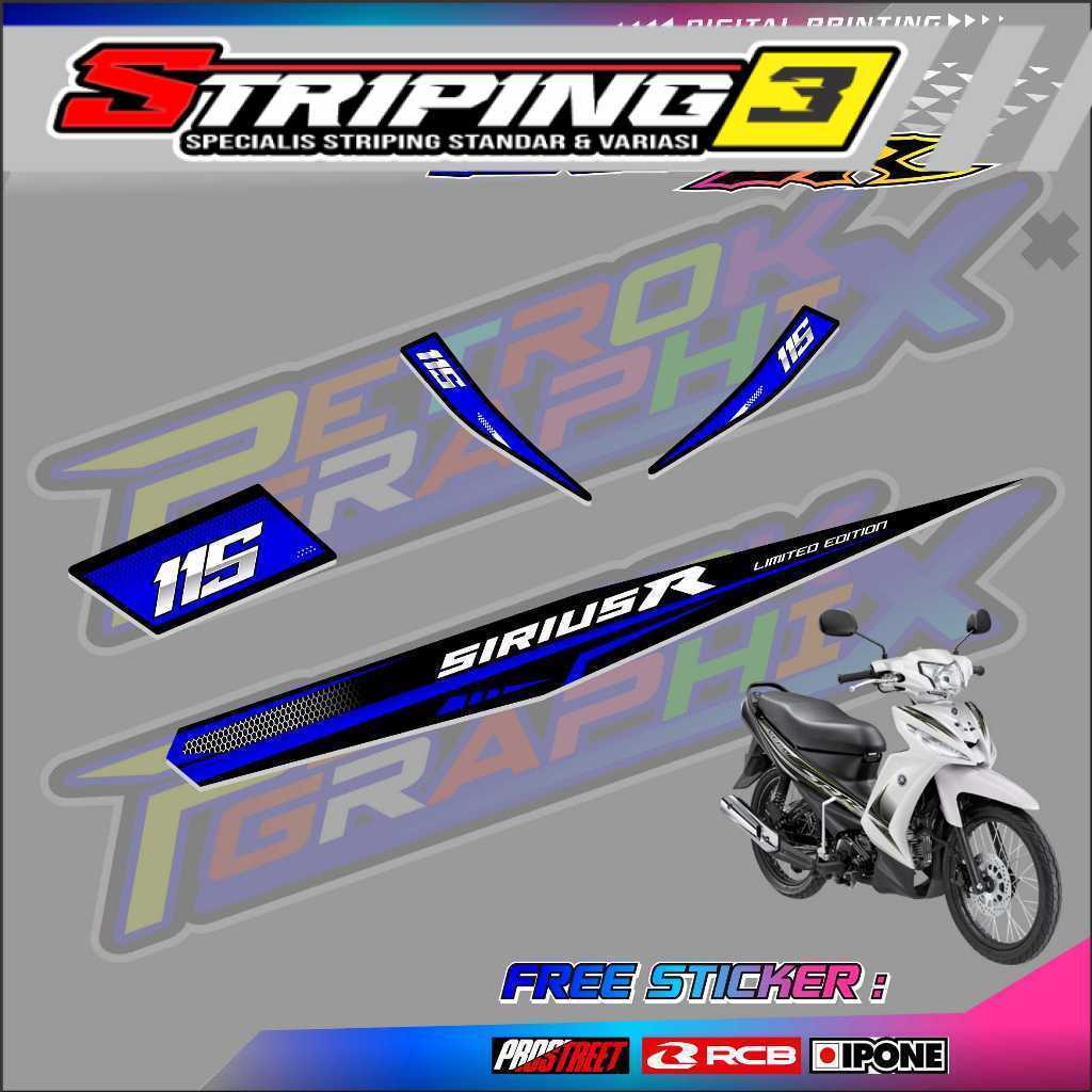 Striping Variasi Yamaha Vega Zr Sirius/ Sticker List Motor Yamaha Vega Zr Sirius