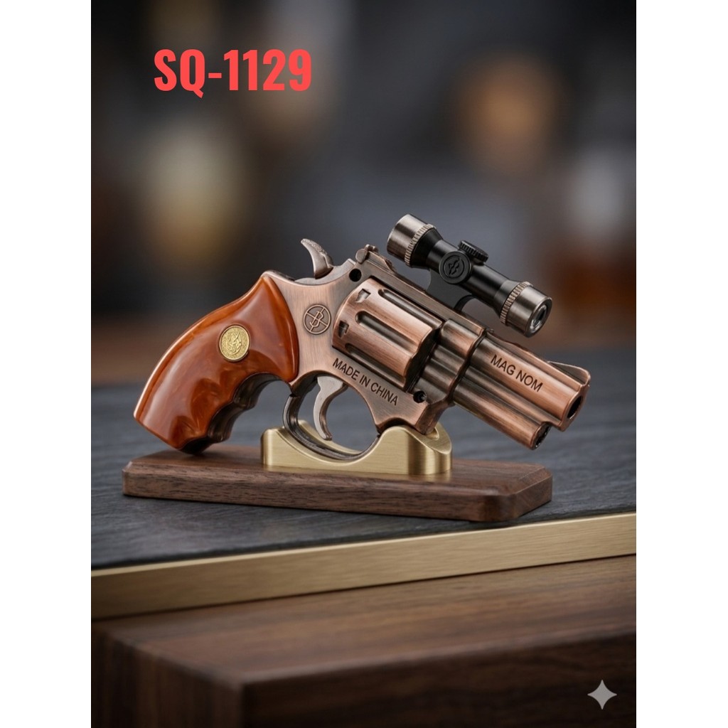 (BISA COD)Korek Api Pstl Unik Dan Keren,Plus Laser Dan Senter,Gas Bisa Di isi Ulang,SQ-1129.