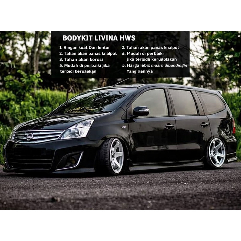 bodikit BODYKIT Bumper nissan grand livina HWS  2007-12  body kit LIVINA BODY KIT LIVINA