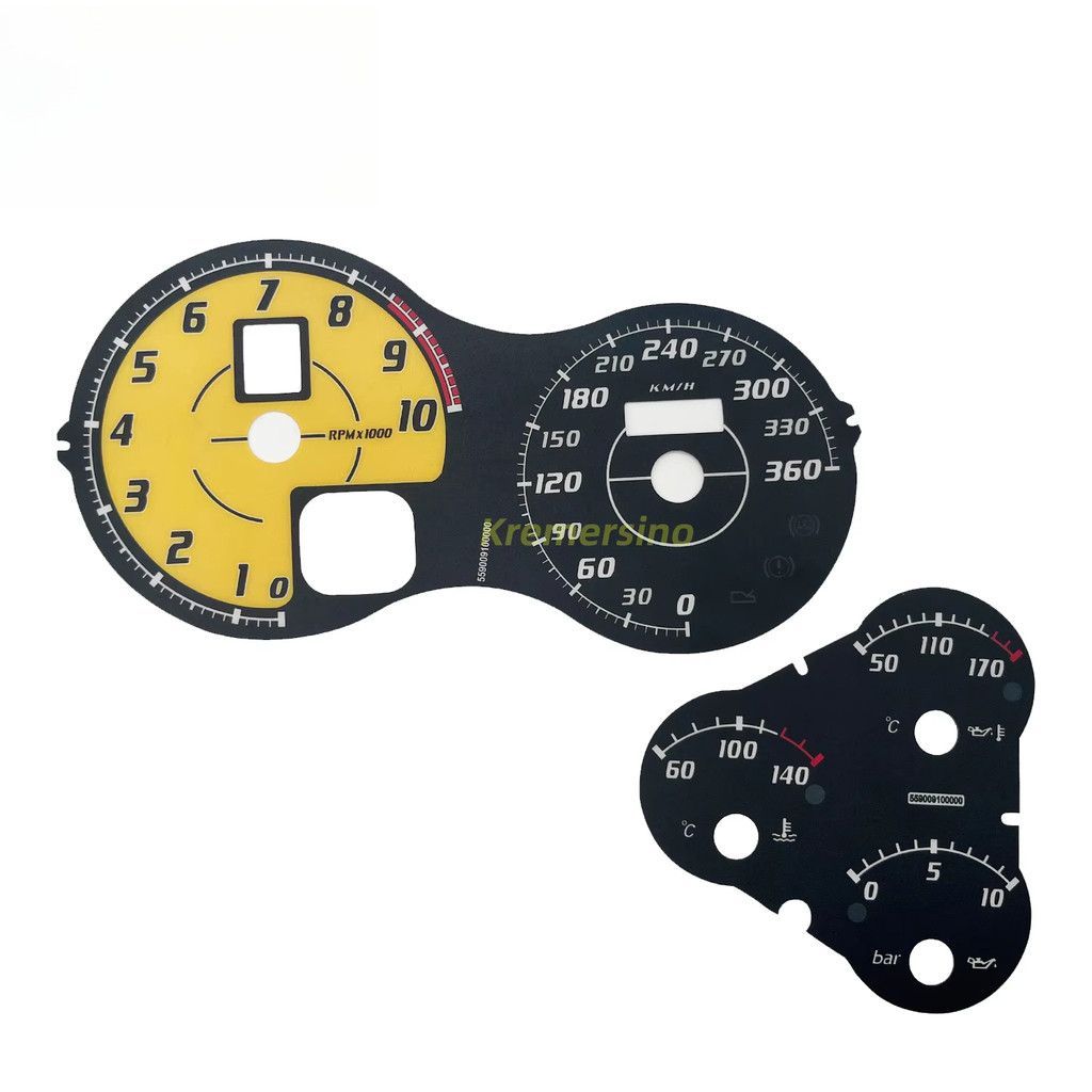 Dashboard Sticker Instrument Panel Trim Sticker For Ferrari F360 1999-2005 F430 2004-2009 Dashboard 