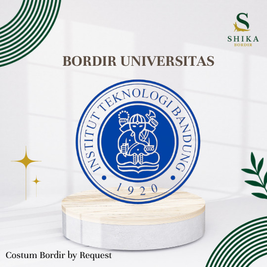 BORDIR LOGO UNIVERSITAS | BORDIR SATUAN | LOGO SATUAN | BORDIR CUSTOM | SATUAN | KOMPUTER