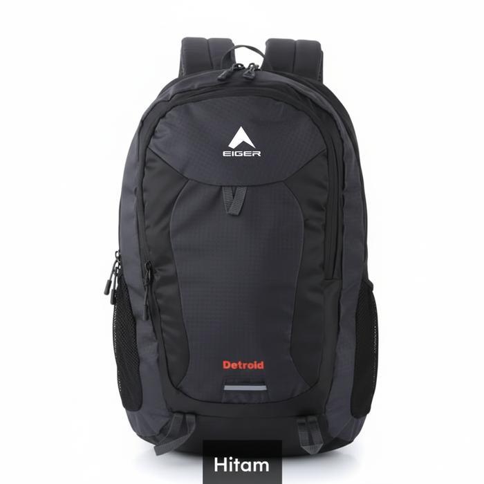 PROMO  Tas Dypack EIGER 25 Liter Tas Ransel EIGER Pria Wanita Termurah - hitam