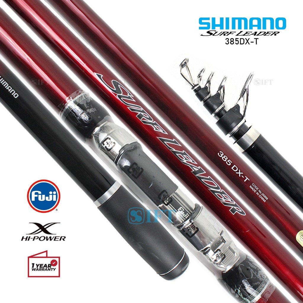 Joran SHIMANO SURF LEADER 425 450 M BXT CXT | Fuji Sic + Seat | Casting Pasiran Pinggiran Laut | Res