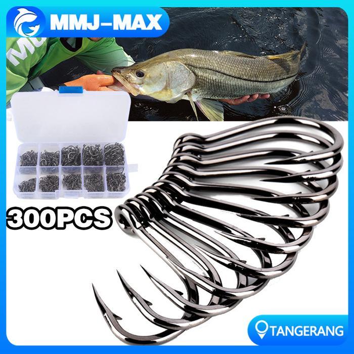 300pcs Kail Pancing/Kail Pancing Bahan Baja Karbon/Fishing Hook