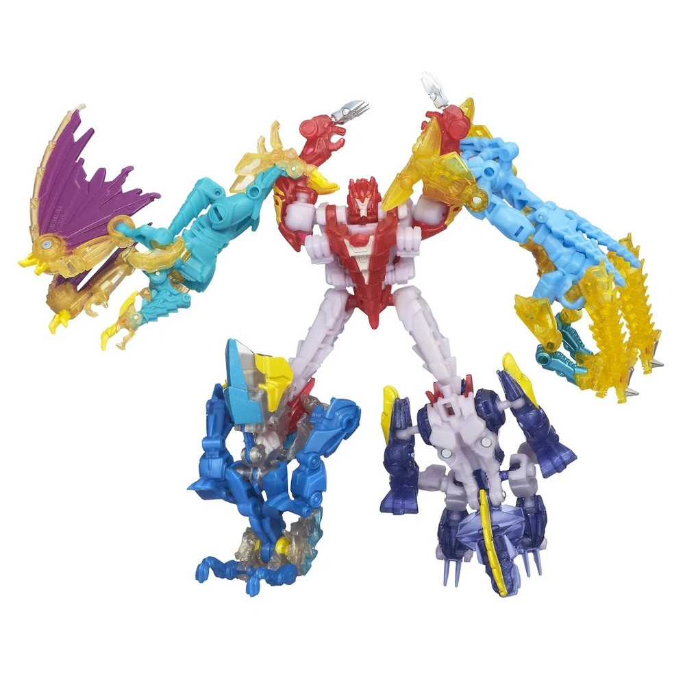 Robot Transformer 5in1 Hewan Dinamis – Bisa Gabung Jadi Mega Robot Anak Edukatif