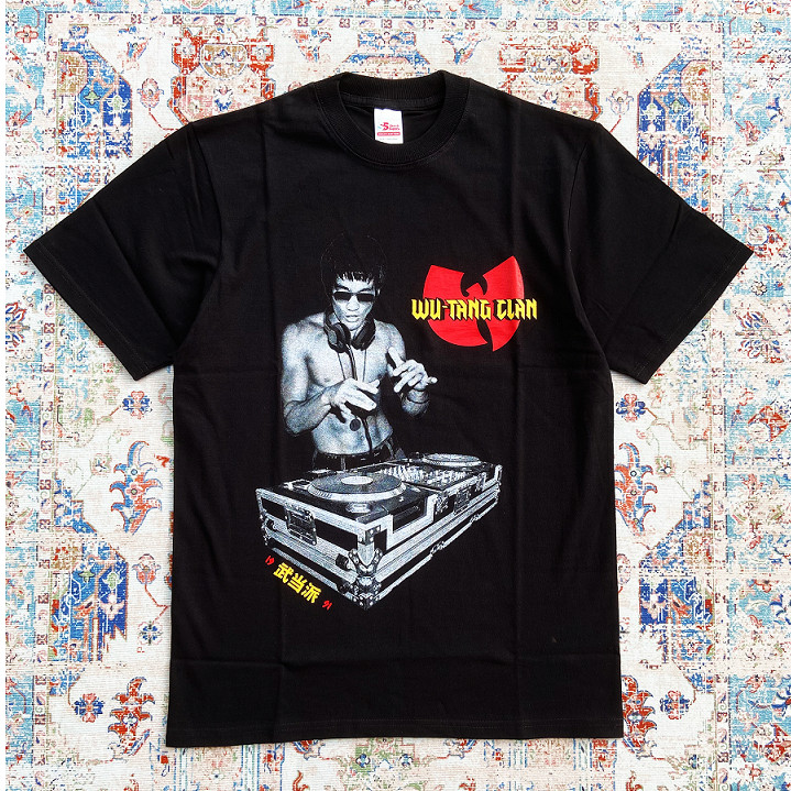 (COD) WU-TANG CLAN x BRUCE LEE - BRUCE LEE WU-TANG STYLE - Tshirt Black | Kaos Band