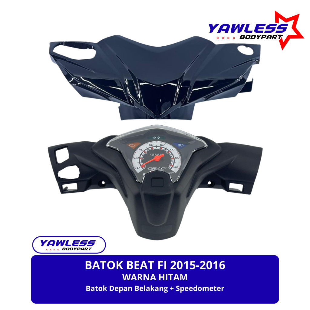 Batok depan batok beat fi 2015 Hitam Batok kepala beat FI Starter halus 2015 2016