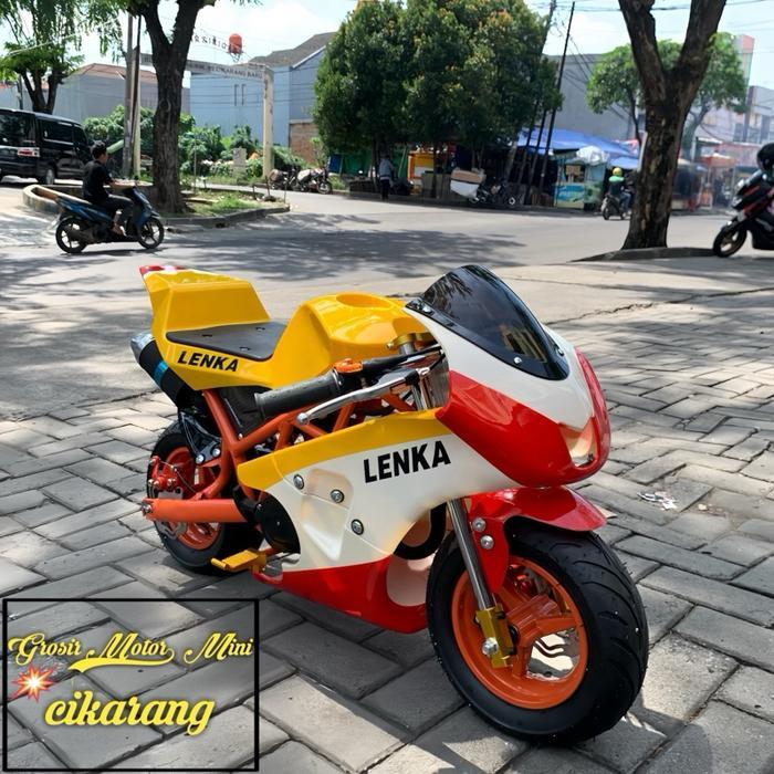 MOTOR MINI GP 50CC "TIPE GPR" MESIN 2TAK PULLSTARTER - Repsol