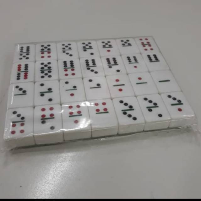 Domino Batu Gaplek Gaple Dam Premium Import Kartu Domino PLASTIK / TAS