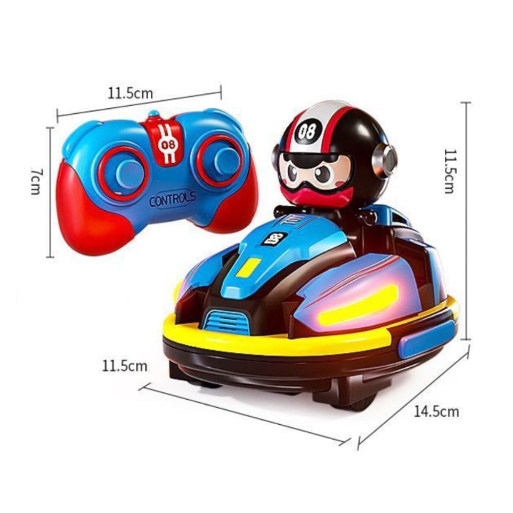 Simulated Nitrogen RC Battle Bumper Car Electric Childrens Remote Control Cars Interactive Light RC 