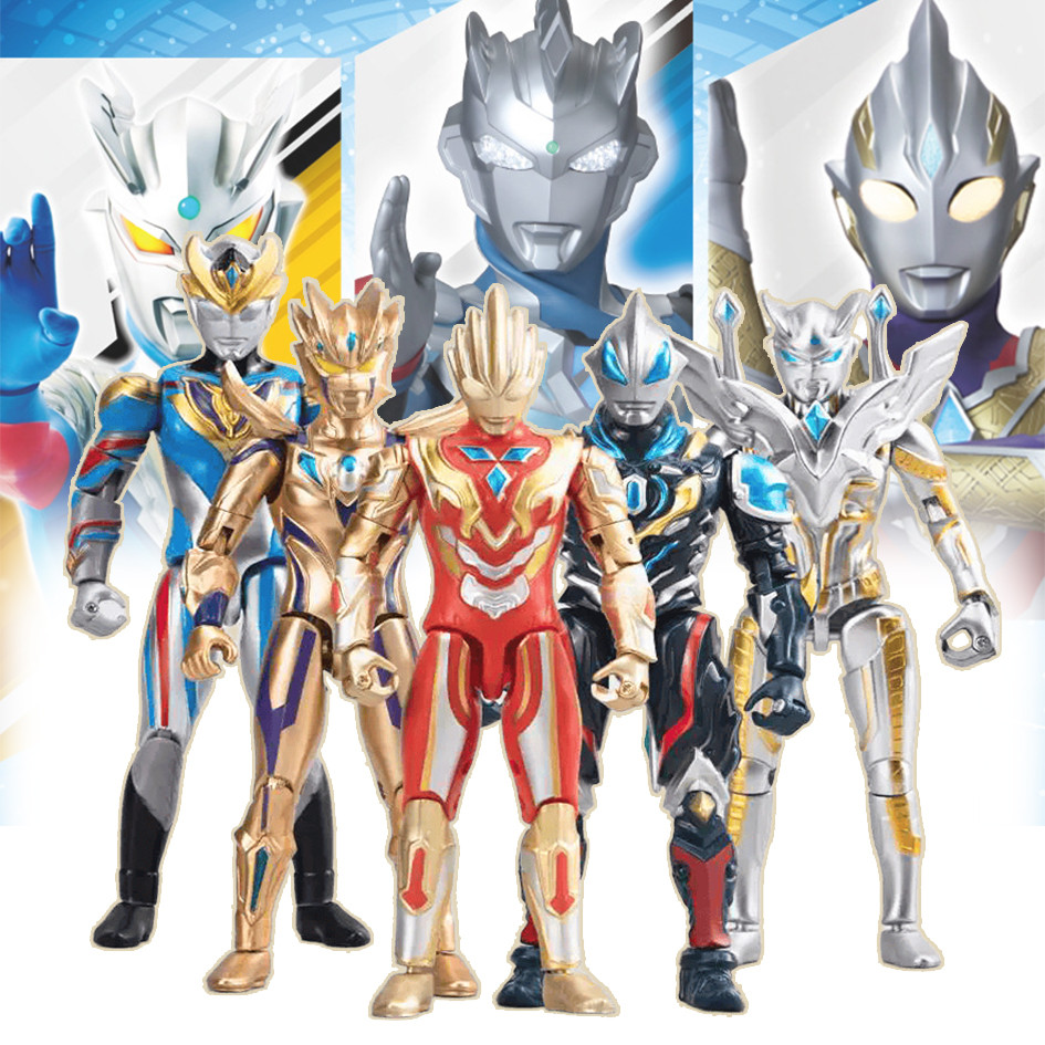 Mainan Ultraman Figure Z Zero Shf Ultraman Action Figure  Ultraman Zero Beyond Action Figure Set Ham
