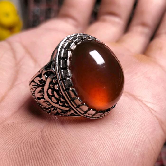 JGA Cincin getah katilayu merah natural asli getah