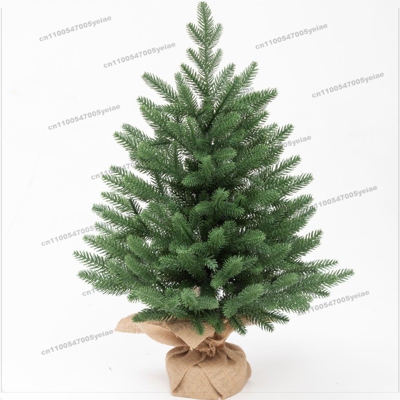 Full PE Mini Christmas Tree Desktop Mini Christmas Tree Christmas Atmosphere Decoration