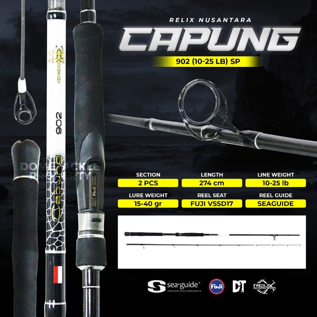 BISA (COD) Joran Relix Nusantara Capung Gen 4 Joran Pancing Rod UL Ultralight Spinning 622 | 662 | 7