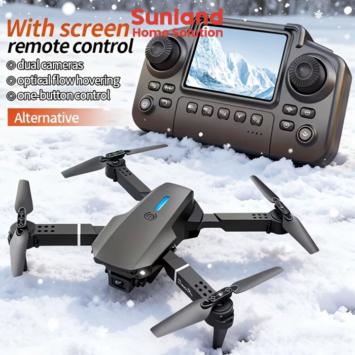 SUNLAND Drone E88 MAX 8K – Drone Profesional Dual Camera Brushless Motor untuk Fotografi Udara