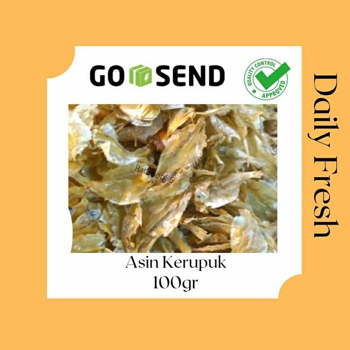 ikan Asin Kerupuk - Asin Tipis - Ikan Asin Kaca - 250gr