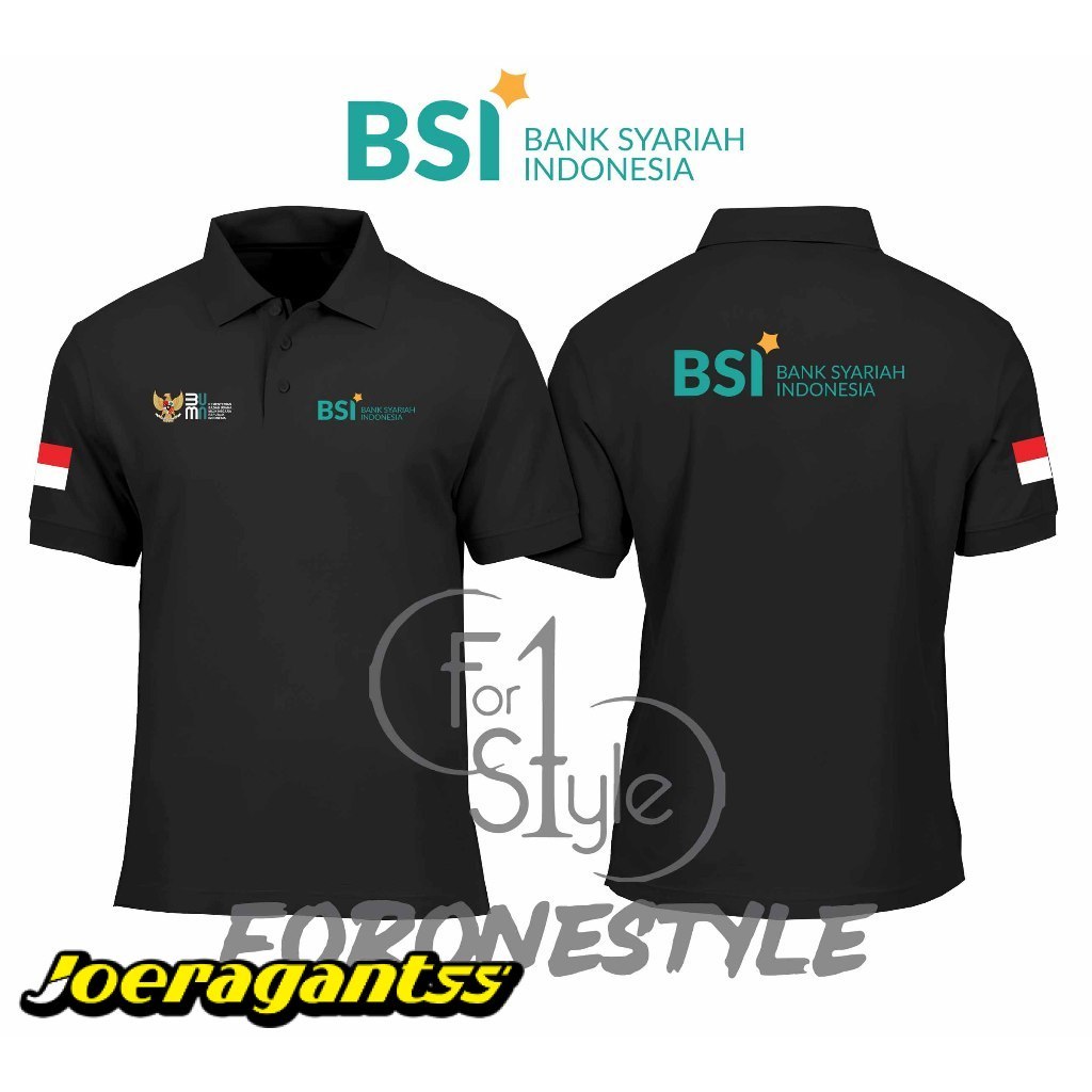 POLOSHIRT BSI BANK SYARIAH INDONESIA - POLO BSI BANK SYARIAH INDONESIA - POLO BERKERAH BSI