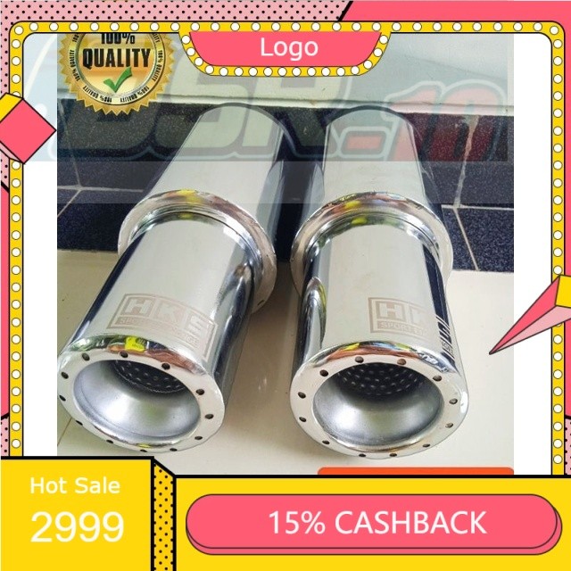 Kenalpot Mobil Racing HKS Gronel Suara Bass Empuk/Ulem