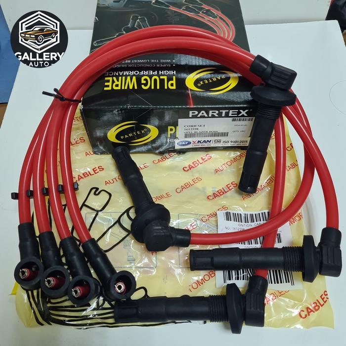 KABEL BUSI CABLE BUSI OPEL BLAZER DOHC MONTERA SILICON MERAH 10MM 1612598 QUALITY