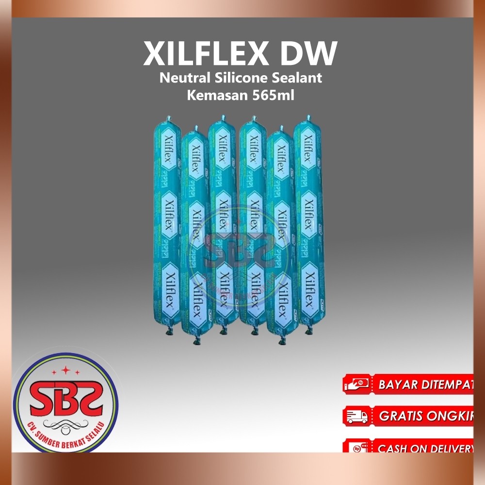 XILFLEX DW LEM Sosis Silicone Sealant Lem Kaca Kayu Aluminium Kusen DLL - Sealant Silicone Netral XI