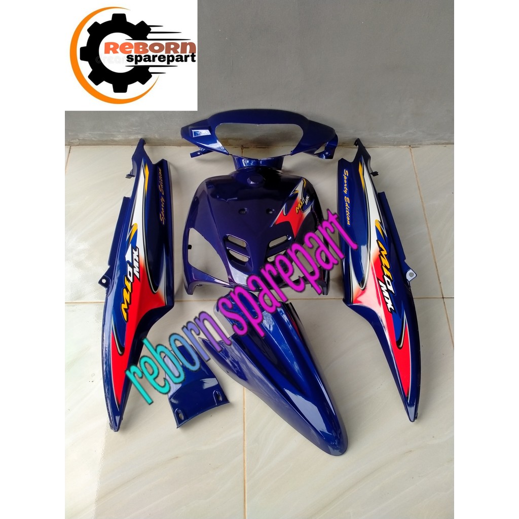 Cover ful body halus Mio sporty plus striping Mio MX Thailand biru