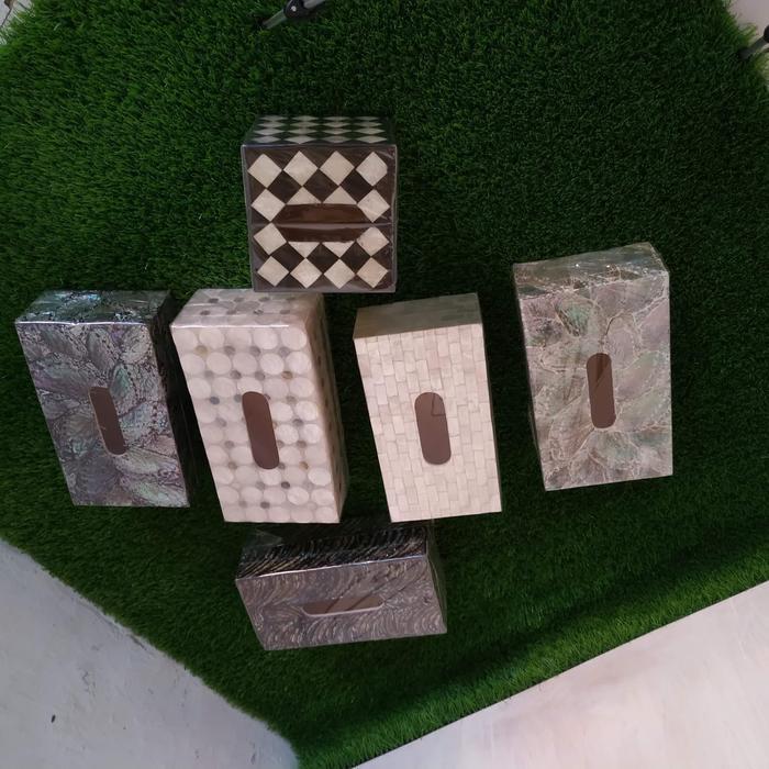 Tempat tissue kulit kerang abalone