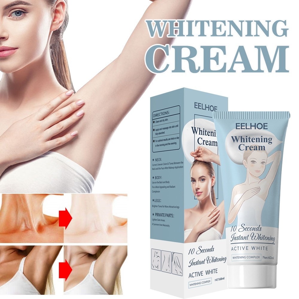 EELHOE Cream Ketiak Pemutih Ketiak 60ml Pemutih Ketiak Dan Selangkangan Whitening Cream Selangkangan