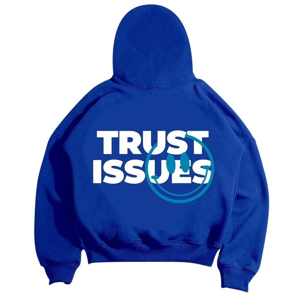 UNDEAD HOODIE BOXY OVERSIZE TRUST ISSUE BIRU