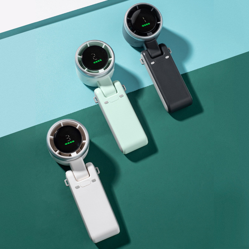 Hand-held Folng High-speed Turbo Fan 2024 New Portable Hanging Neck Outdoor Violence Wind Desktop Fa