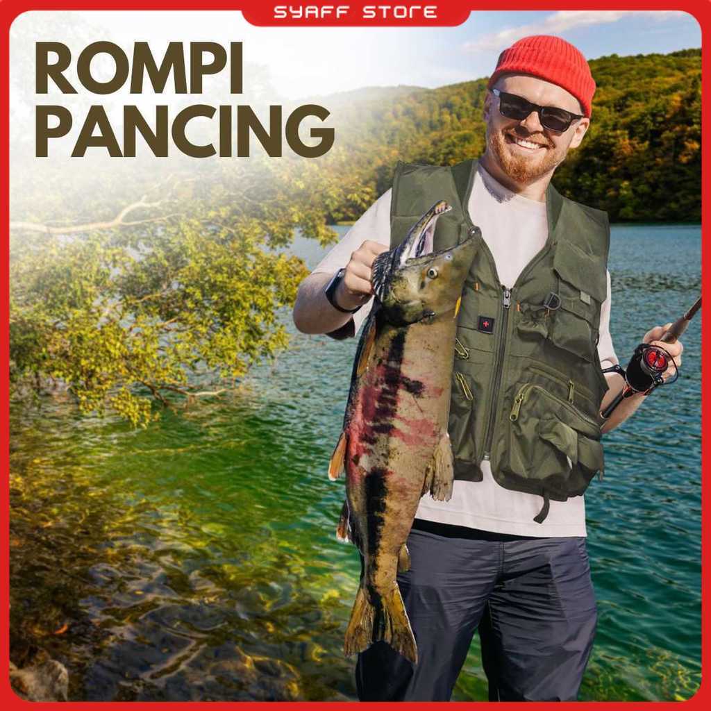 Deukio Rompi Pancing Fishing Vest Quick Dry Jacket XL - GDS09
