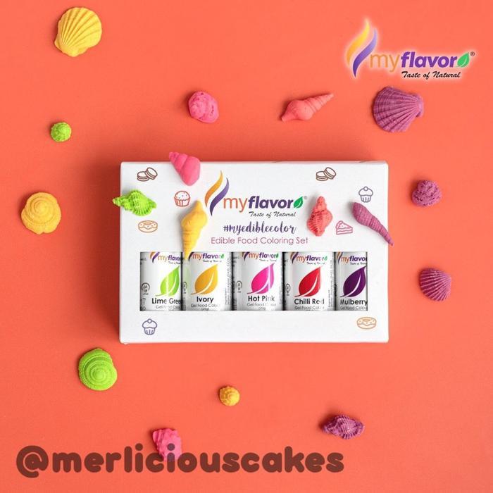 My Flavor Summer Crush Gel Food Color Set Food Colour