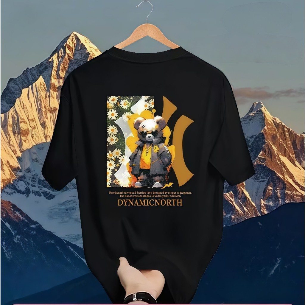 COD 24S Katun 100%  Offical distro Kaos Pendek Bear Keras NY Gaya Kuliah Terbaru - Mode Trendy Baju 