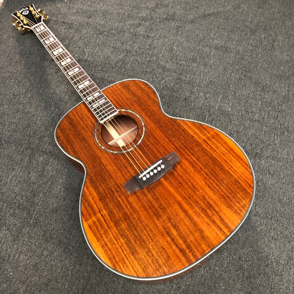 6 strings jumbo body Guild F50 acoustic guitar glossy KOA guild acoustic electric guitar free shippi