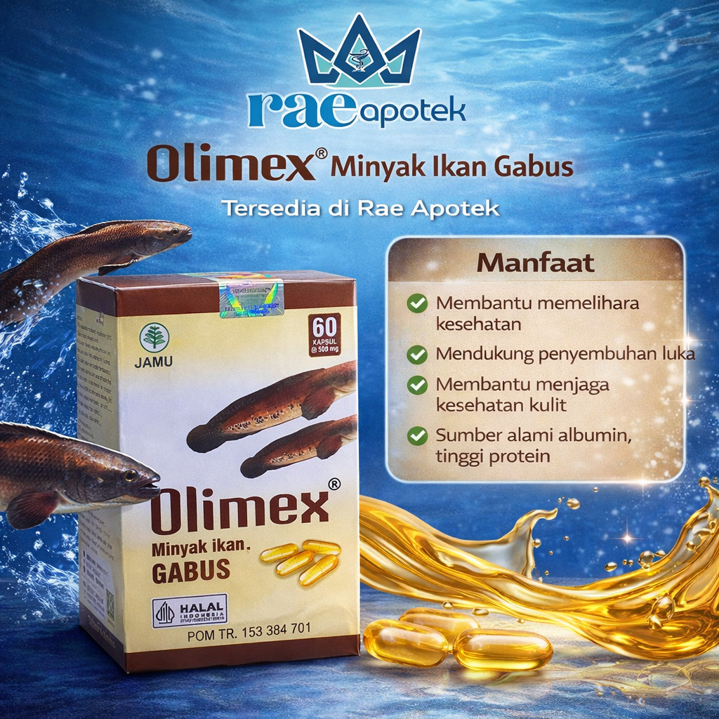 OLIMEX MINYAK IKAN GABUS