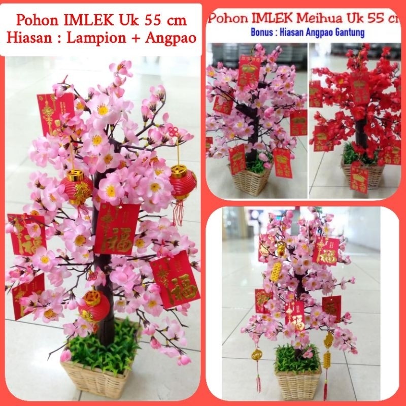 Pohon imlek meihua angpao sakura
