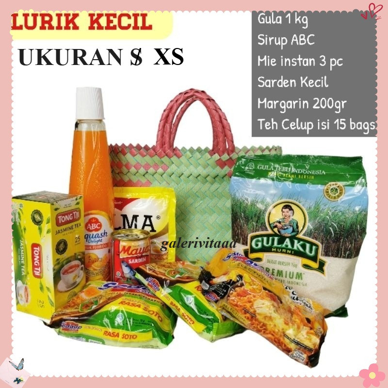galerivitaaa Tas Anyaman Plastik Untuk Hajatan / Tas Paket Sembako V01