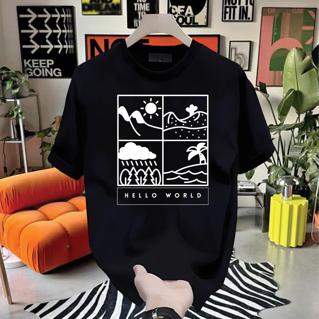 EIGER KENAK COD Kaos Cotton 100% Premium  Kaos Distro Pria Wanita  Kaos Hitam Lengan Pendek  Kaos  O
