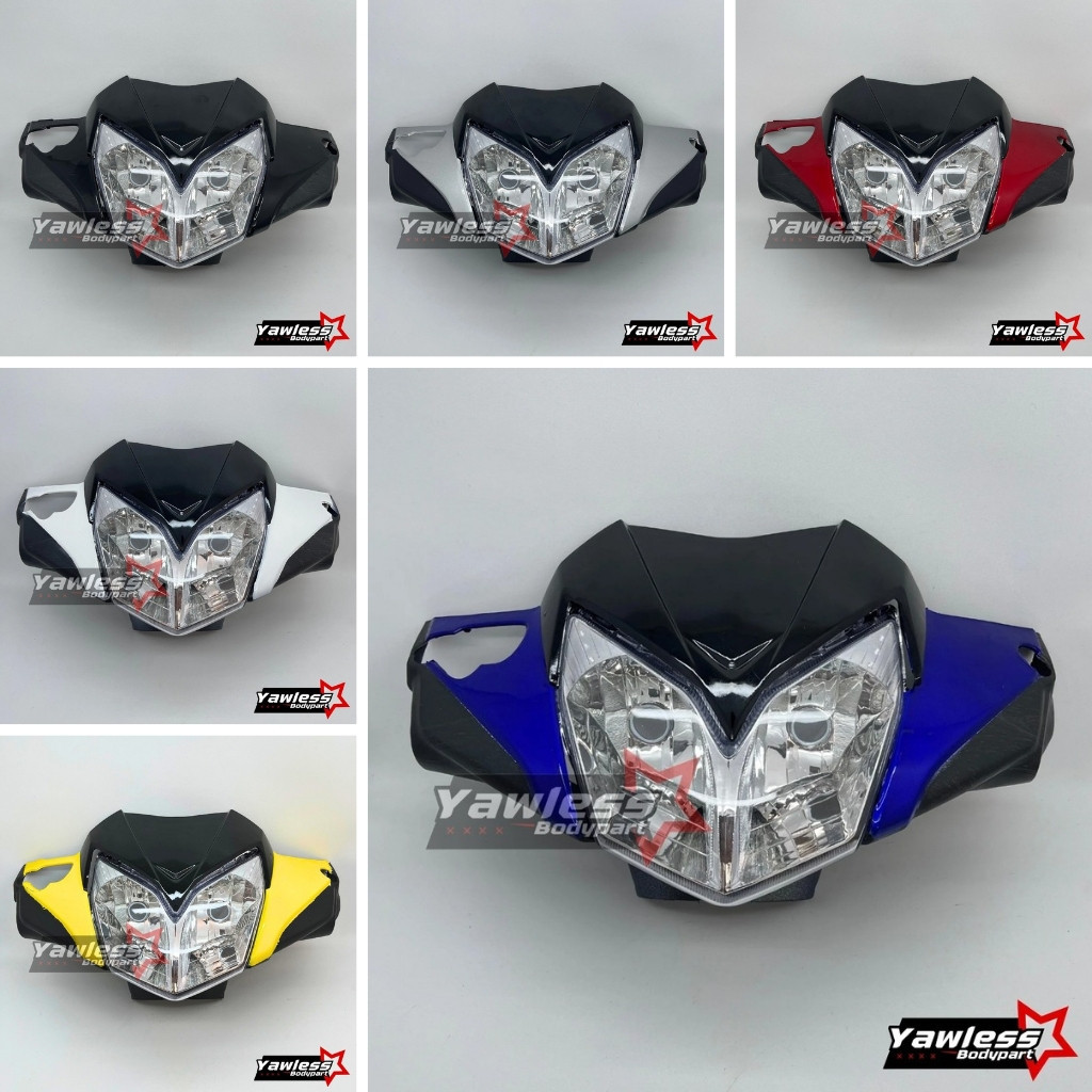 batok depan supra x 125 Batman Merah hitam biru / batok supra x 125 batman LBM